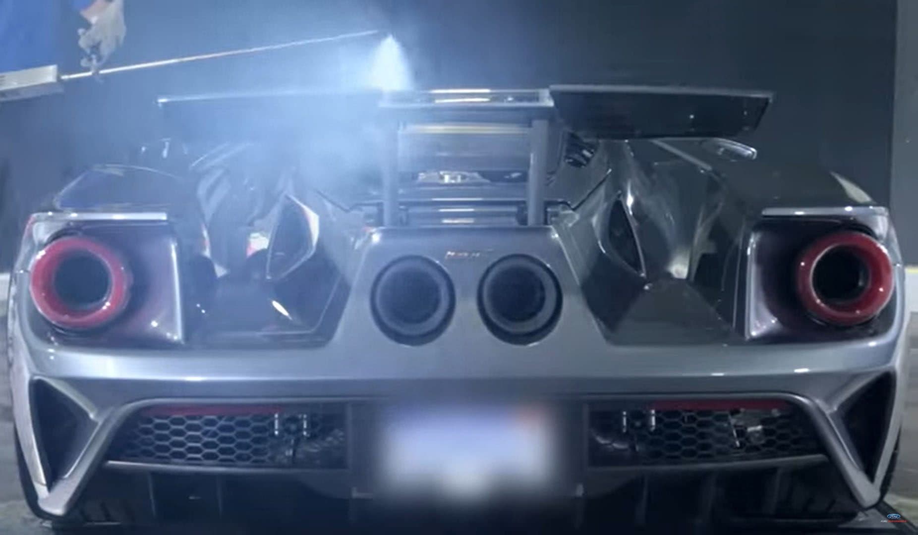 Ford GT aerodynamics testing